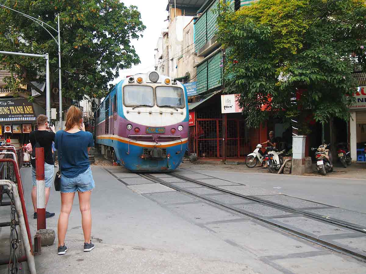Hanoi’s Train Street @ Hanoi, Vietnam in 2018